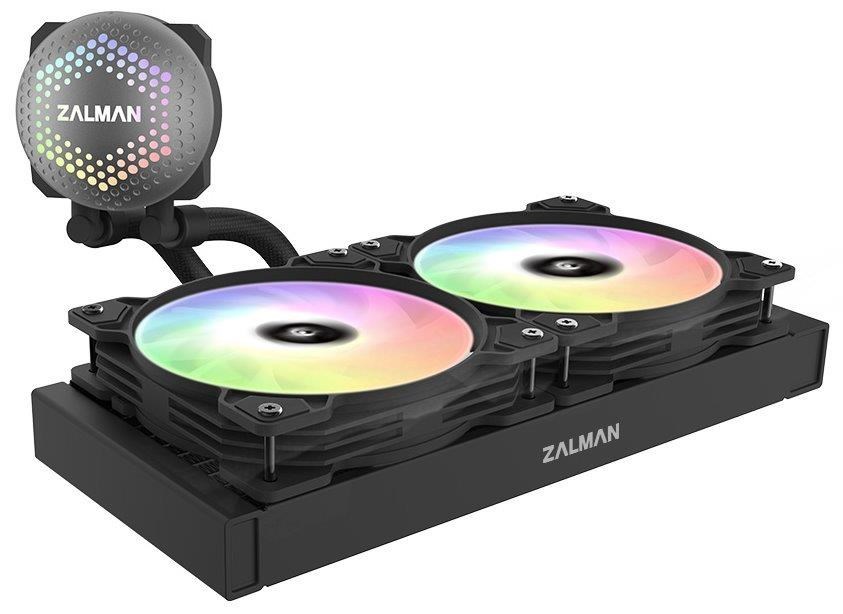 Zalman vodní chladič CPU ALPHA24 Black /  2 x 120 mm /  PWM /  ARG /  černá0 