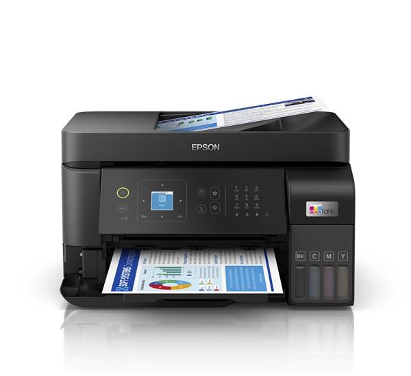 EPSON tiskárna ink EcoTank L5590,  4v1,  A4,  1200x4800dpi,  33ppm,  USB,  LAN,  Wi-Fi, Záruka 5 let  po registraci zdarma4 