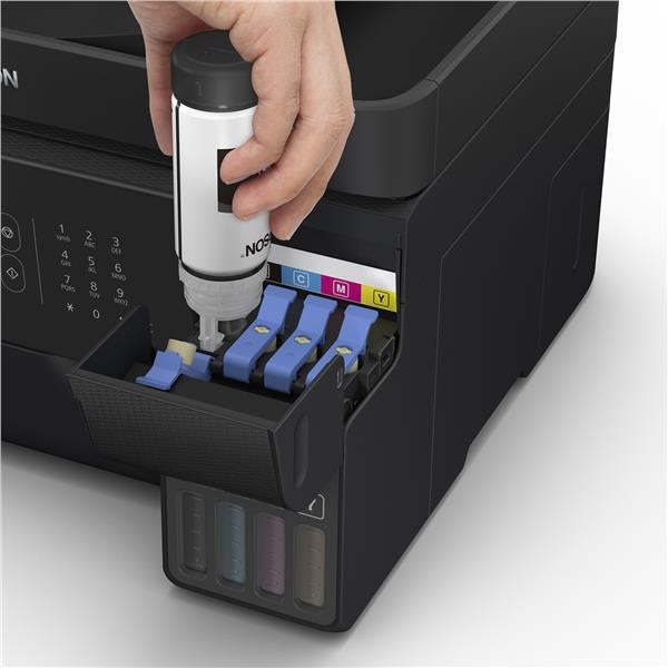 EPSON tiskárna ink EcoTank L5590,  4v1,  A4,  1200x4800dpi,  33ppm,  USB,  LAN,  Wi-Fi, Záruka 5 let  po registraci zdarma7 