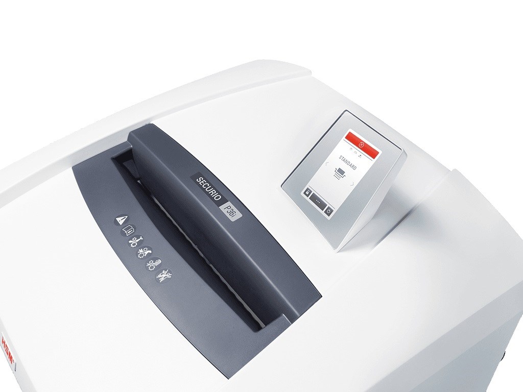HSM skartovač Securio P36i (řez: Kombinovaný 1, 9x15mm | vstup: 330mm | DIN: P-5 (3) | papír,  sponky,  plast. karty,  CD)1 