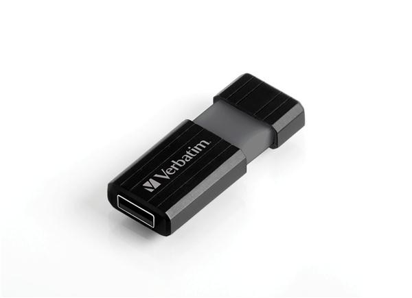 VERBATIM USB Flash Disk Store "n" Go PinStripe 128GB - Black1 