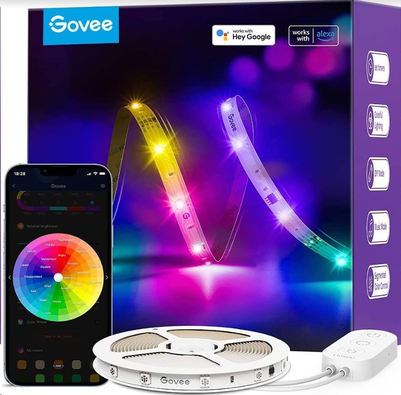 Govee WiFi RGBIC PRO Smart LED pásek 10m0 