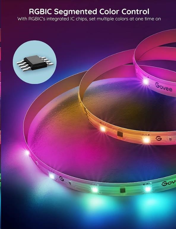 Govee WiFi RGBIC PRO Smart LED pásek 10m3 