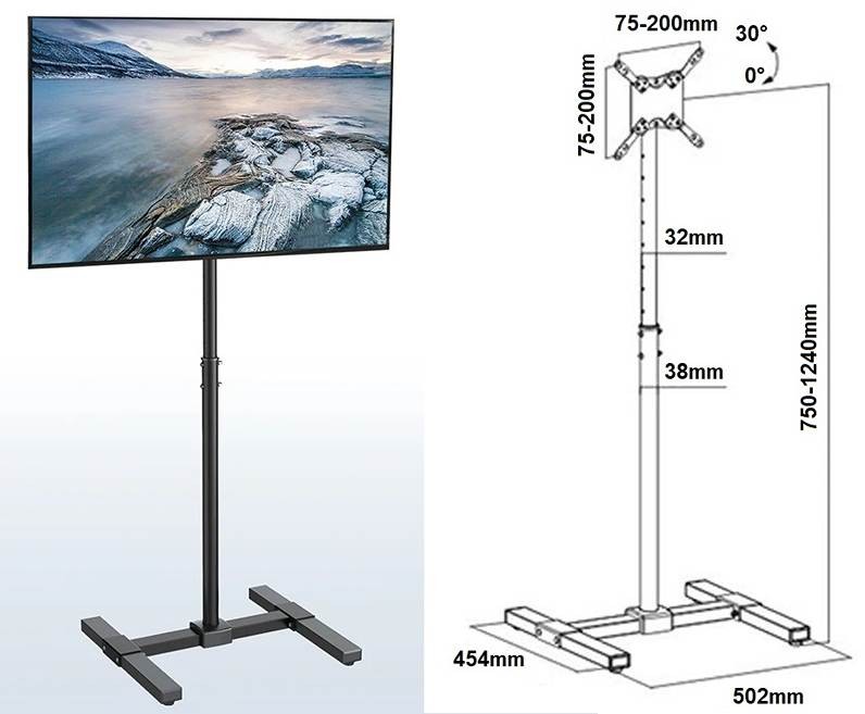 Stojan na Tv monitor Fiber Mounts FM11
4 