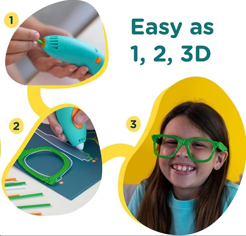 3Doodler 3D Pero Start+ a 72 náplní + 12 šablon2 