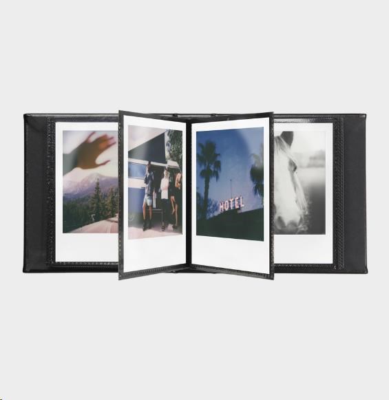 Polaroid Photo Album Small Black 40 fotek (i-Type,  600,  SX-70)6 