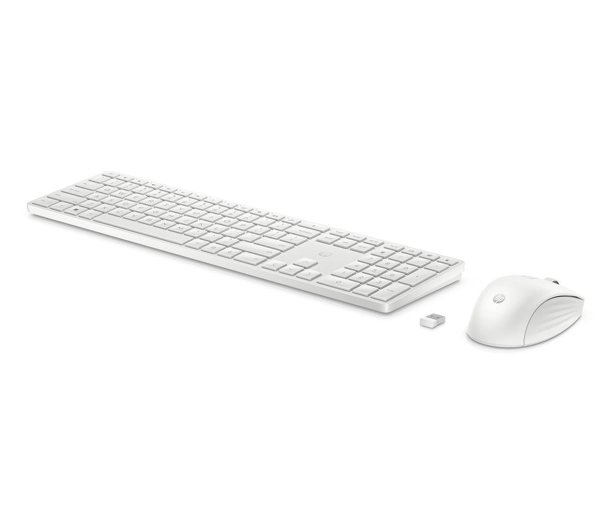 HP 650 Wireless Keyboard & Mouse- CZ/ SK klávesnice a myš,  bílá0 