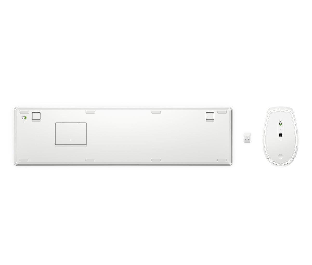 HP 650 Wireless Keyboard & Mouse- CZ/ SK klávesnice a myš,  bílá1 