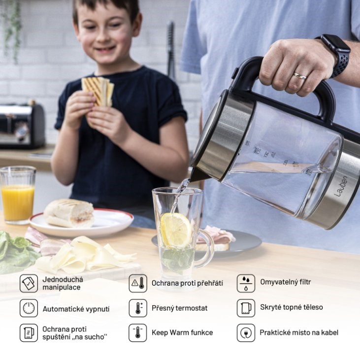 Lauben Electric Kettle EK17GS4 