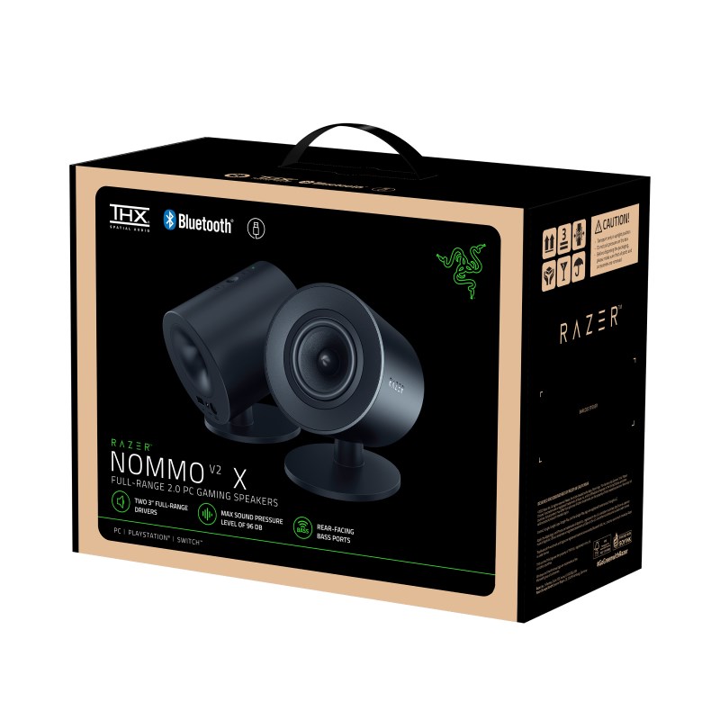 RAZER reproduktor Nommo V2 X,  2.0 Reproduktory5 