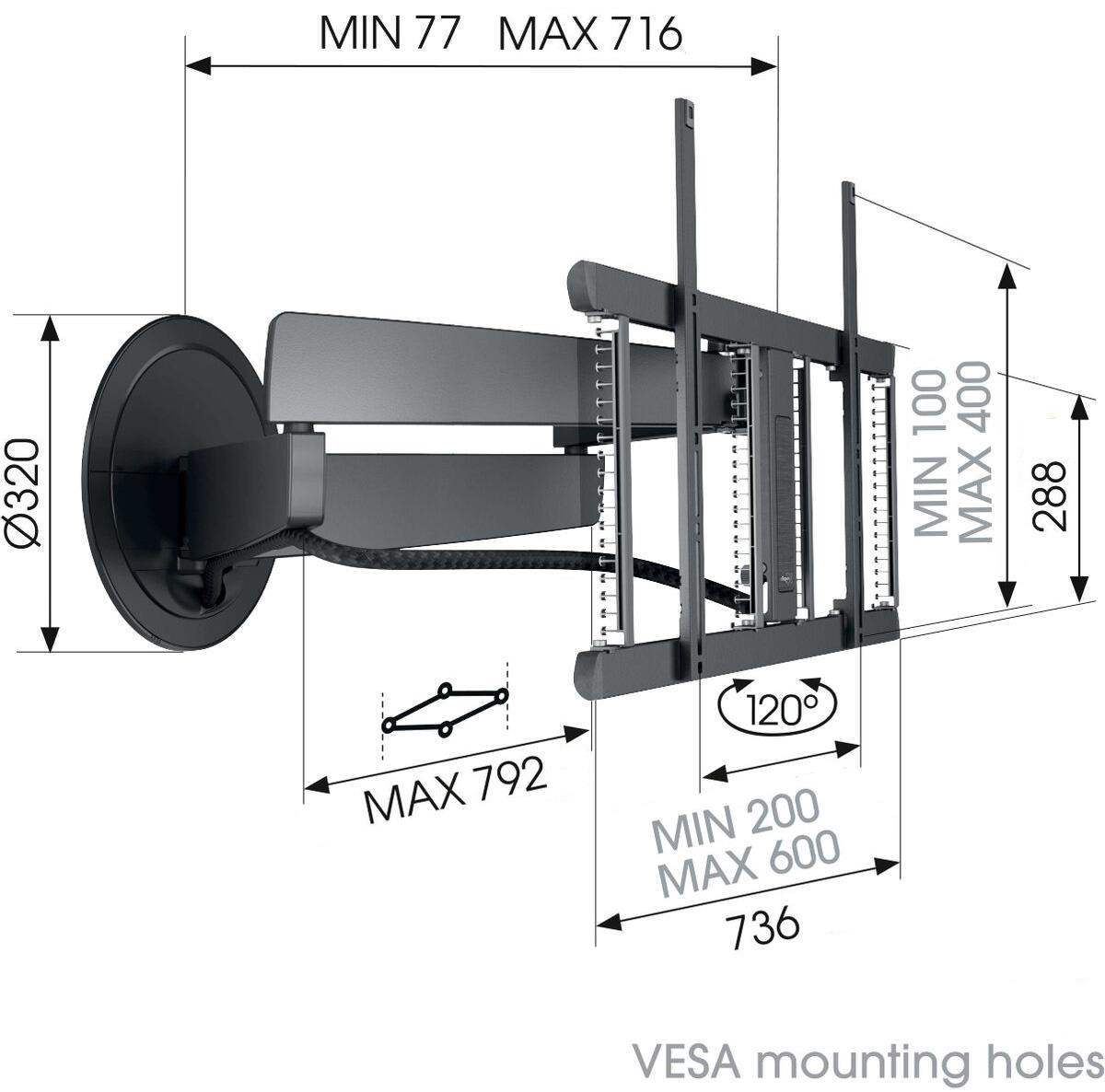 Vogel"s TVM 7655 Designmount5 