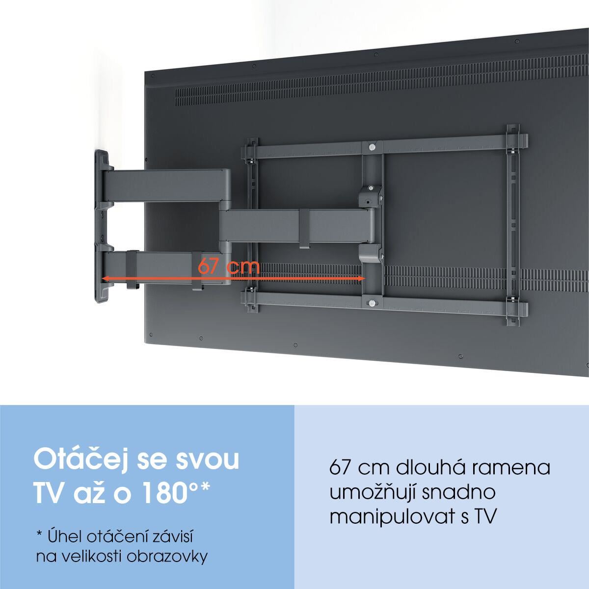 Vogel"s TVM 3843 TV rameno 3 klouby XL6 