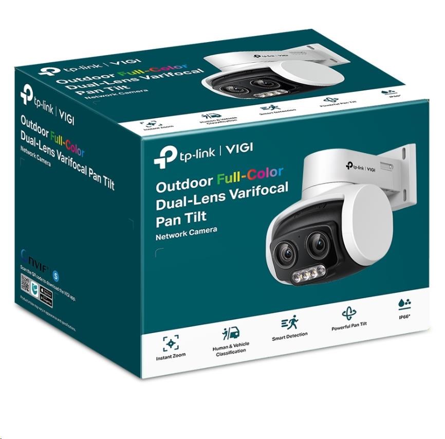 TP-Link VIGI C540V,  4MP,  PTZ,  PoE,  3xZoom,  Dual Lens,  IR 30m,  Micro SD card1 