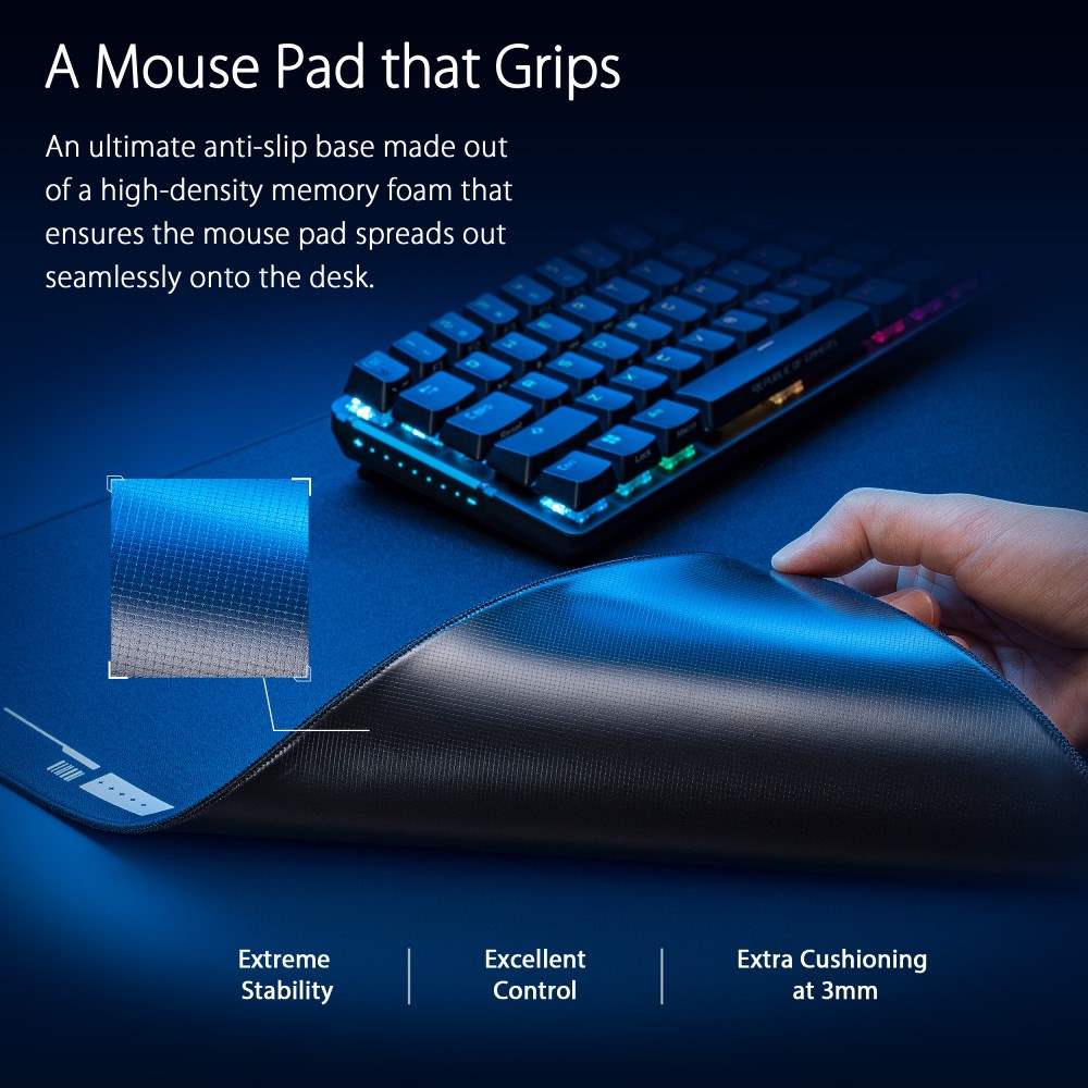 ASUS podložka pod myš ROG Hone Ace XXL Aim Lab Edition,  textil4 