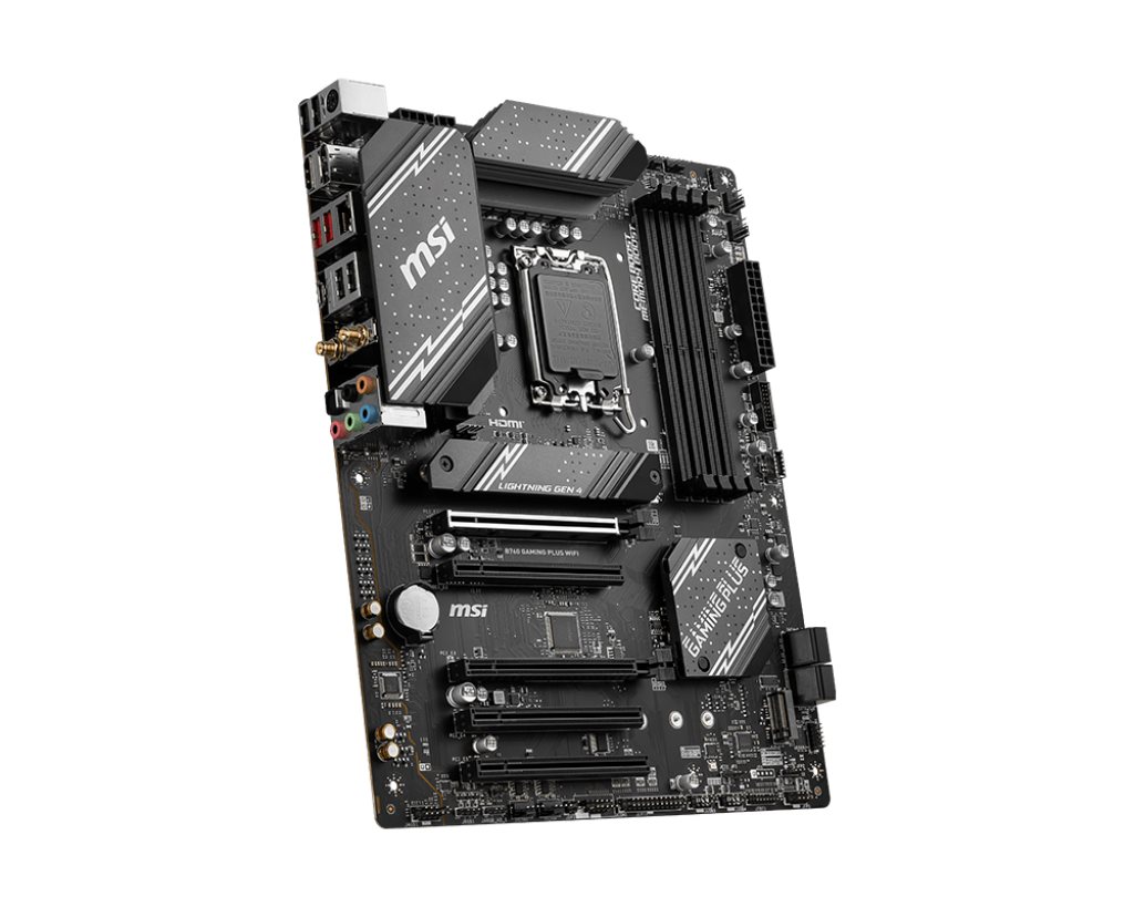 MSI MB Sc LGA1700 B760 GAMING PLUS WIFI,  Intel B760,  4xDDR5,  1xDP,  1xHDMI,  ATX3 