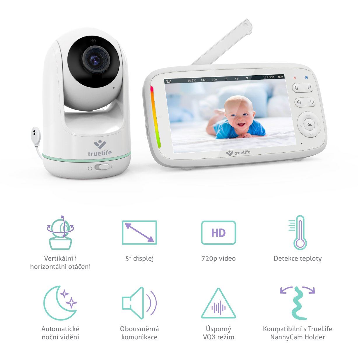 TrueLife NannyCam R5 - digitální video chůvička1 
