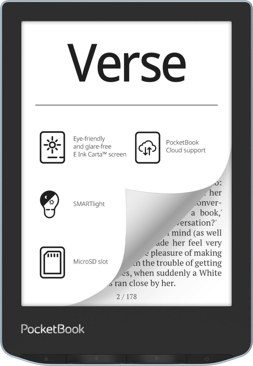 POCKETBOOK 629 Pocketbook Verse - Bright Blue1 