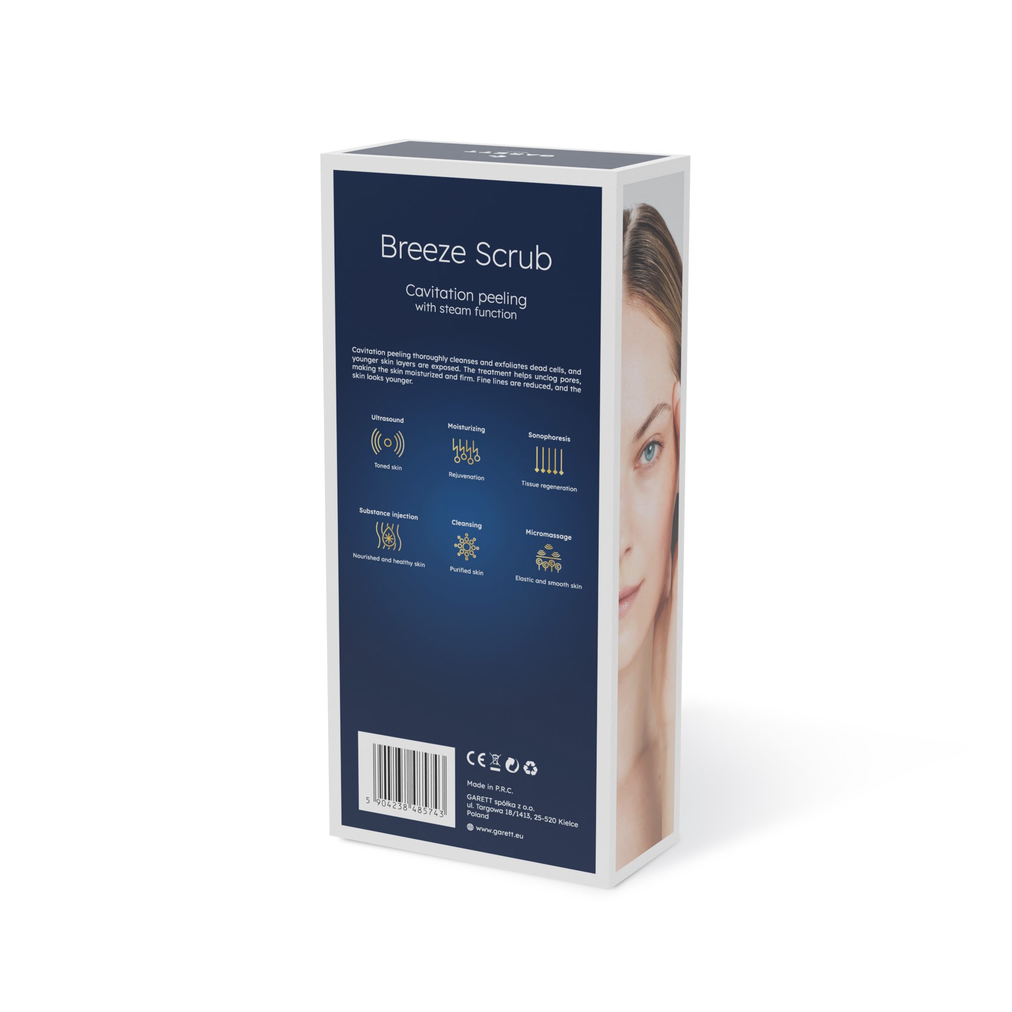 Garett Beauty Breeze Scrub -  přístroj pro ultrazvukový kavitační peeling4 