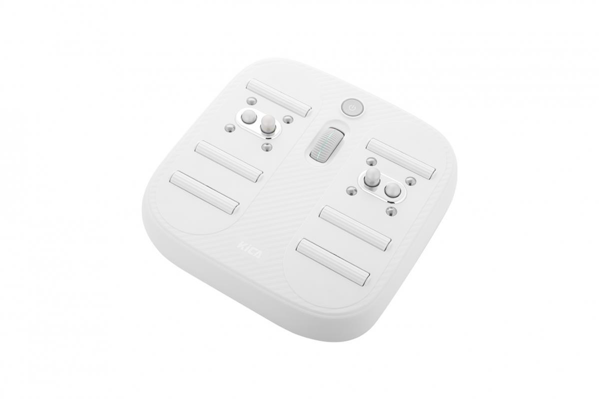 KiCA MG01 masážní přístroj na nohy,  hluboká stimulace reflexních zón,  kompaktní design,  bílá1 