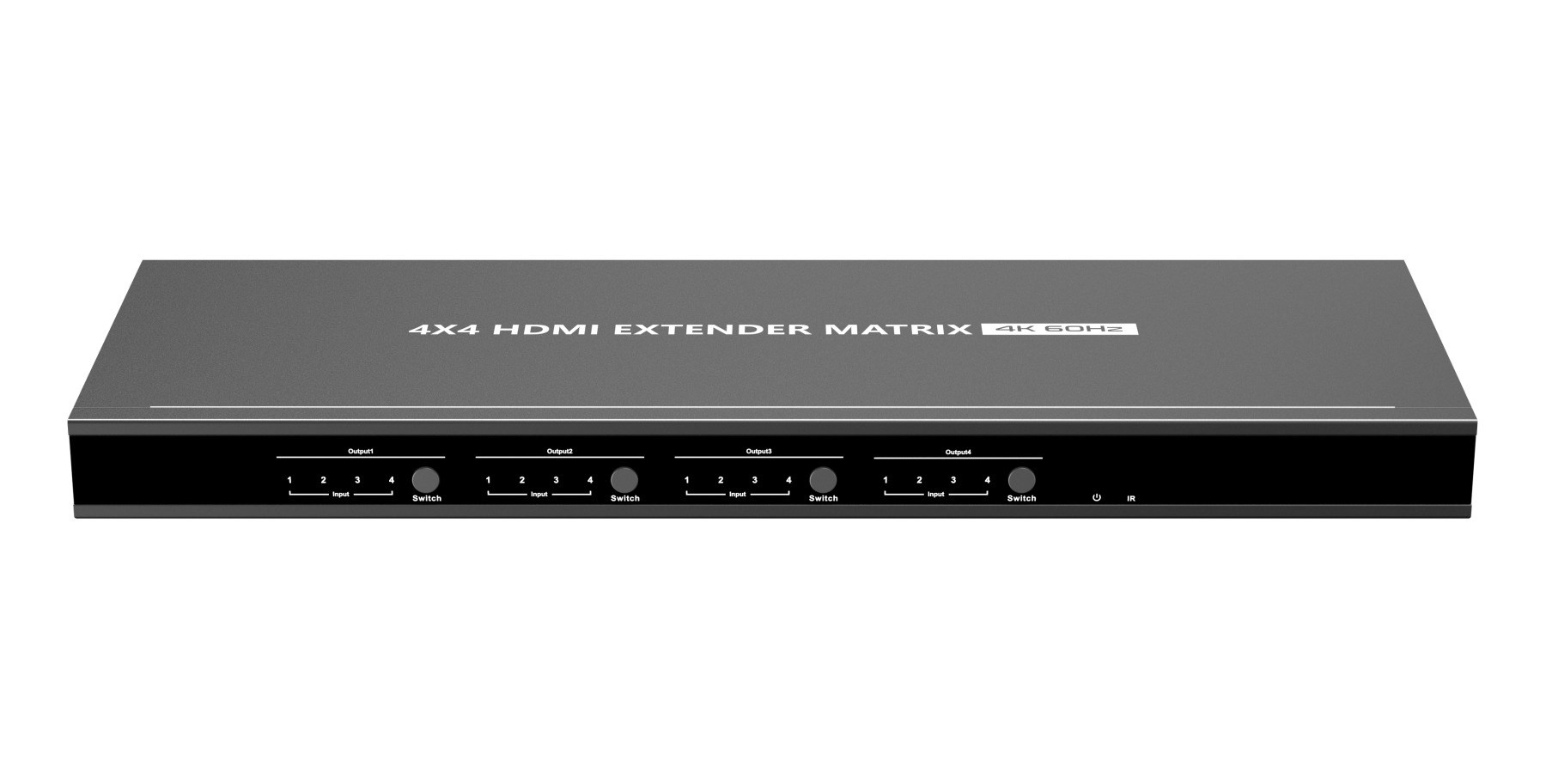 PREMIUMCORD HDMI2.0 Matrix Extender Switch 4:4 ,  rozlišení 4K@60Hz,  HDR YUV4:4:41 
