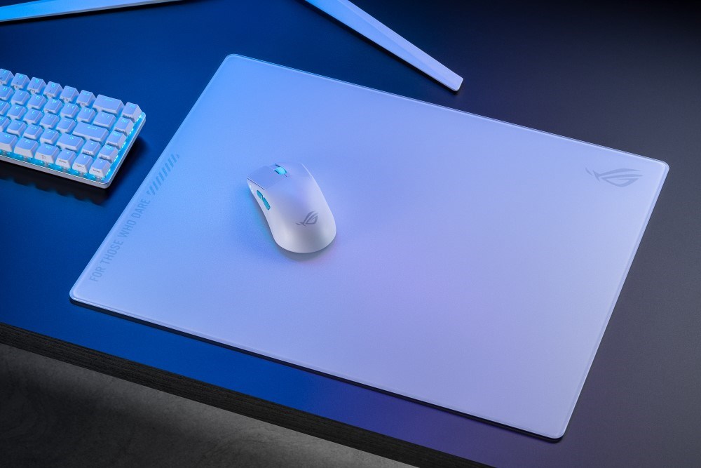 ASUS podložka pod myš ROG Moonstone ACE (vel. L /  White),  sklo5 