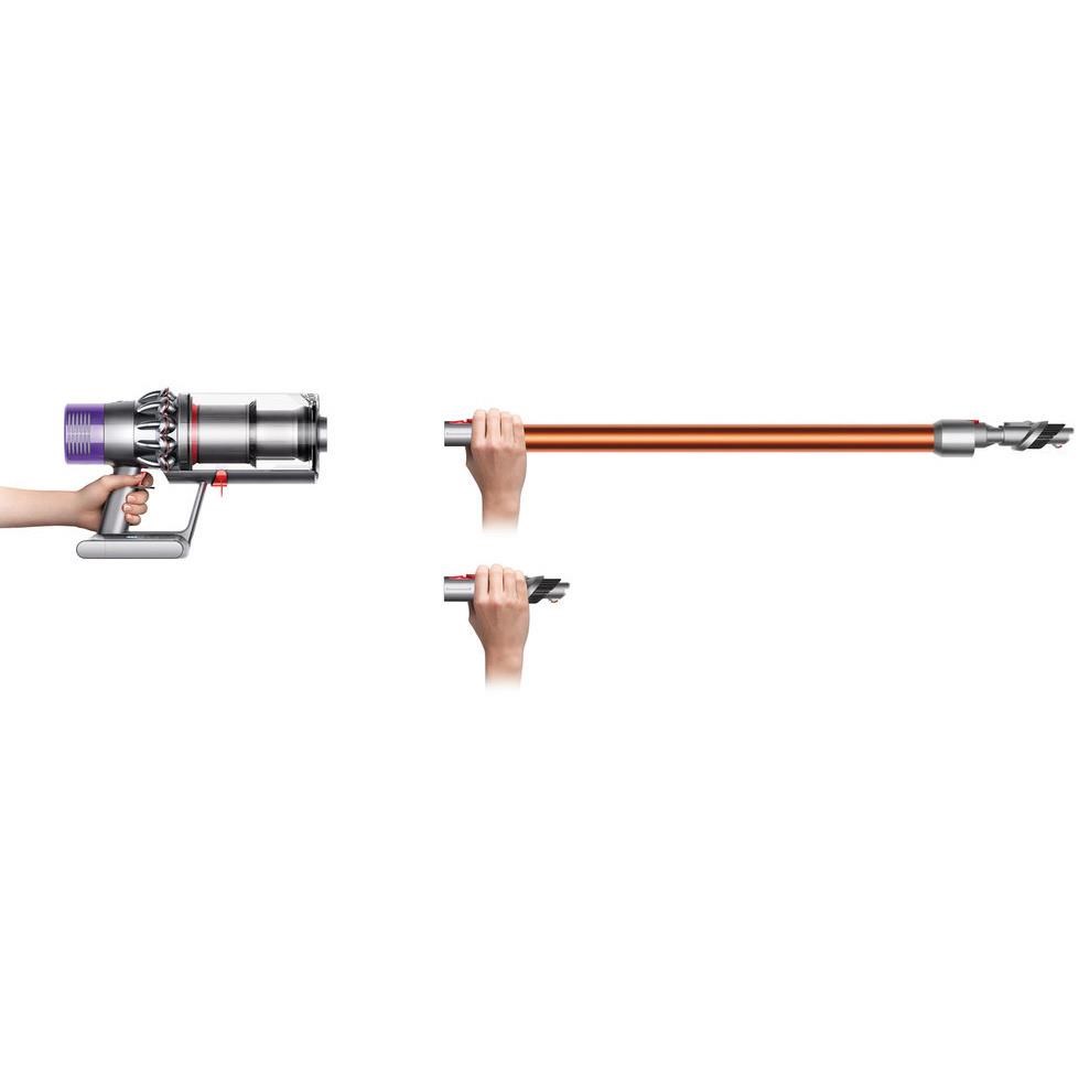 Dyson V10 Absolute 2023 akumulátorový vysavač,  tyčový,  cyklónový,  HEPA filtr,  3 úrovně sání,  LED indikátory6 
