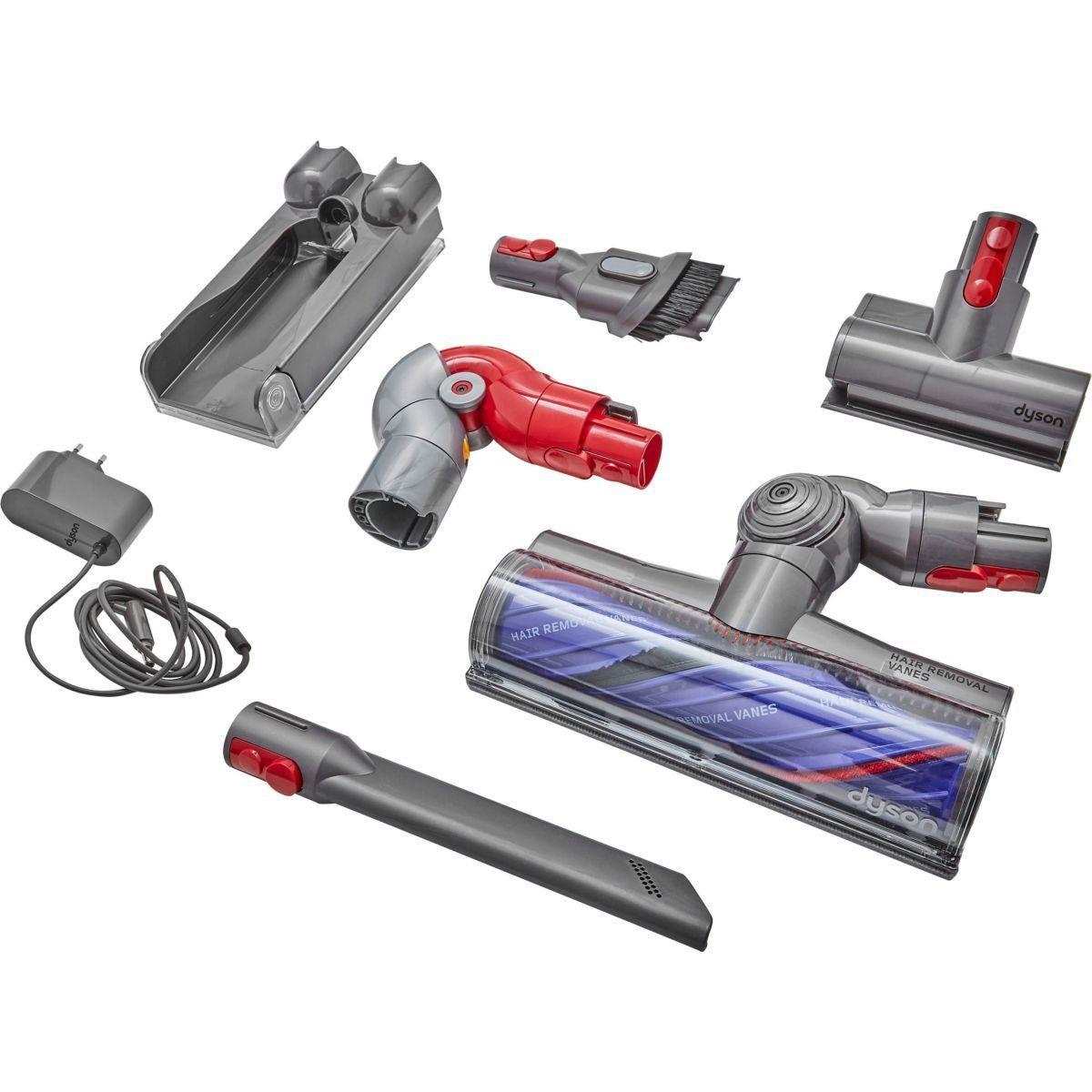 Dyson V10 Absolute 2023 akumulátorový vysavač,  tyčový,  cyklónový,  HEPA filtr,  3 úrovně sání,  LED indikátory8 