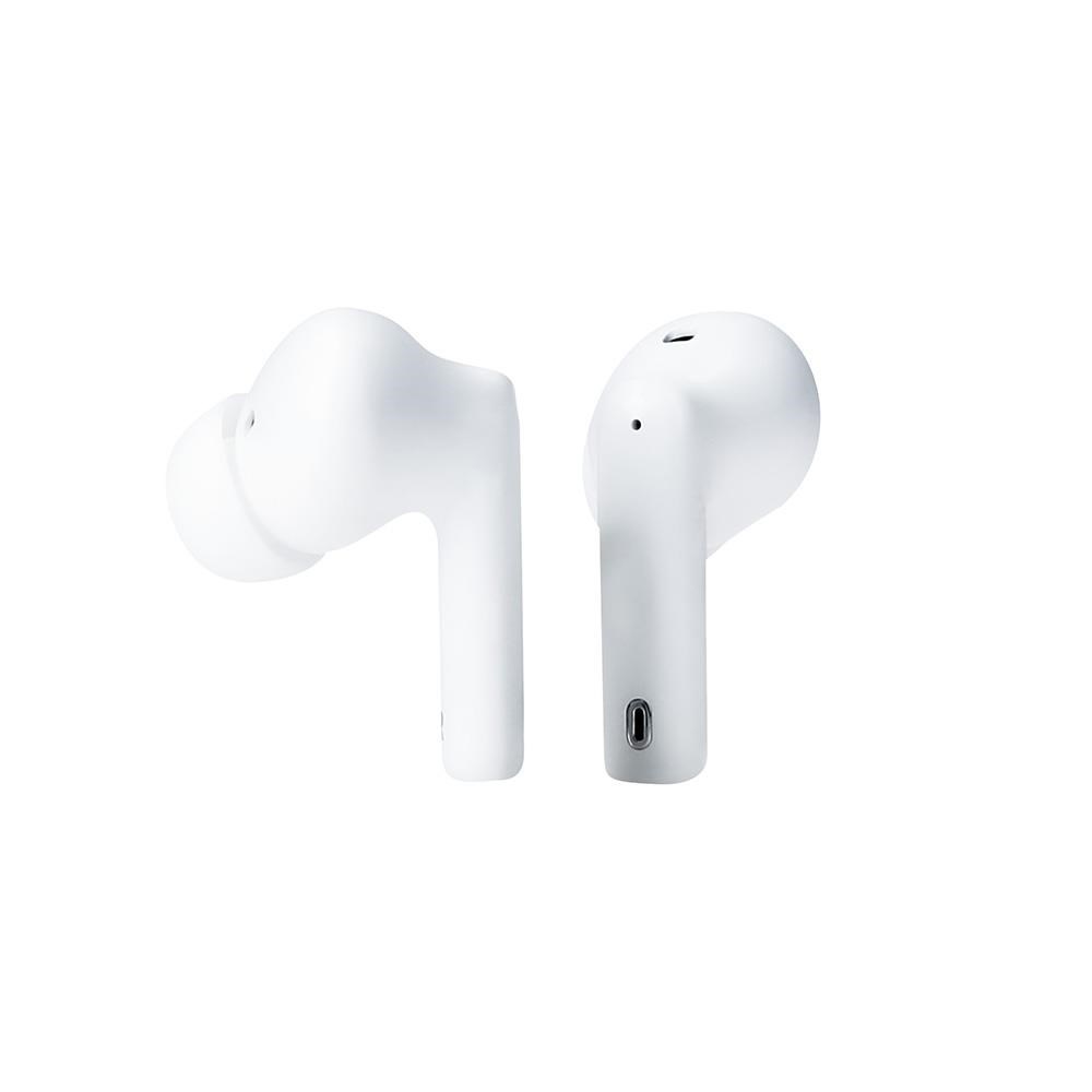 3mk bezdrátová stereo sluchátka LifePods,  stereo,  nabíjecí pouzdro,  bílá2 
