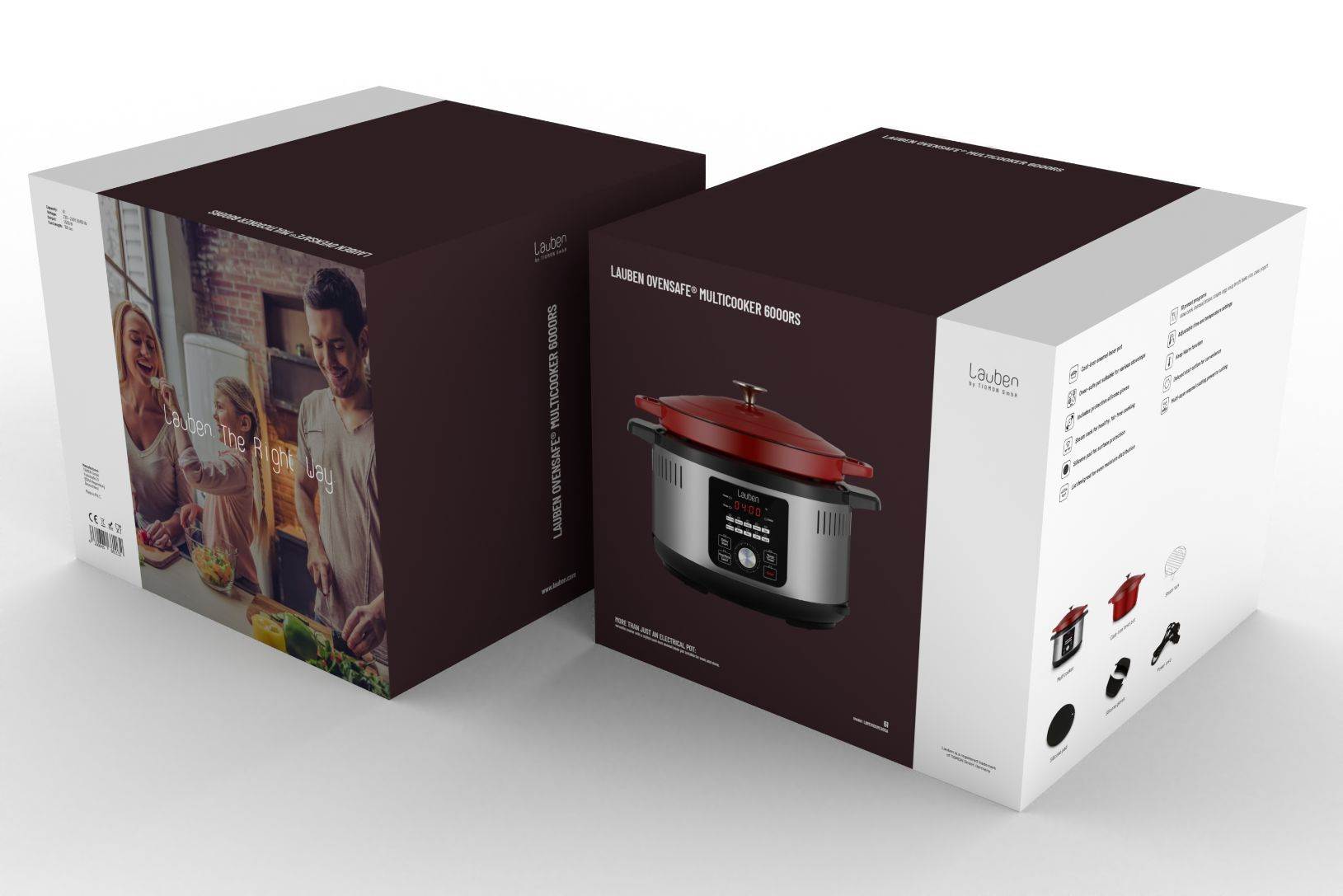 Lauben OvenSafe® Multicooker 6000RS12 