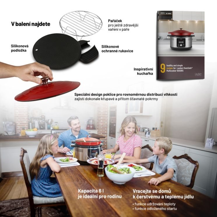 Lauben OvenSafe® Multicooker 6000RS0 