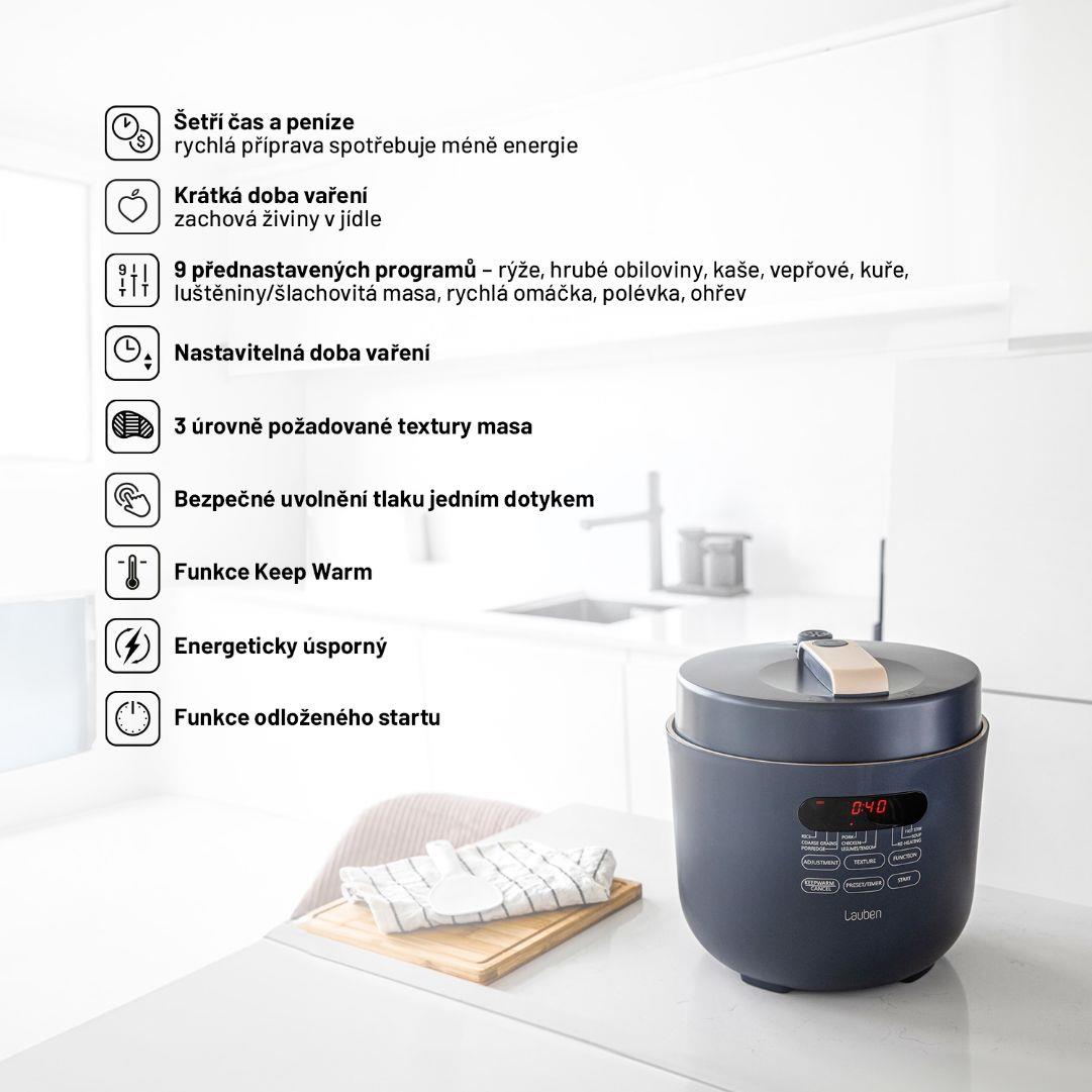 Lauben Electric Pressure Cooker 5000AT5 