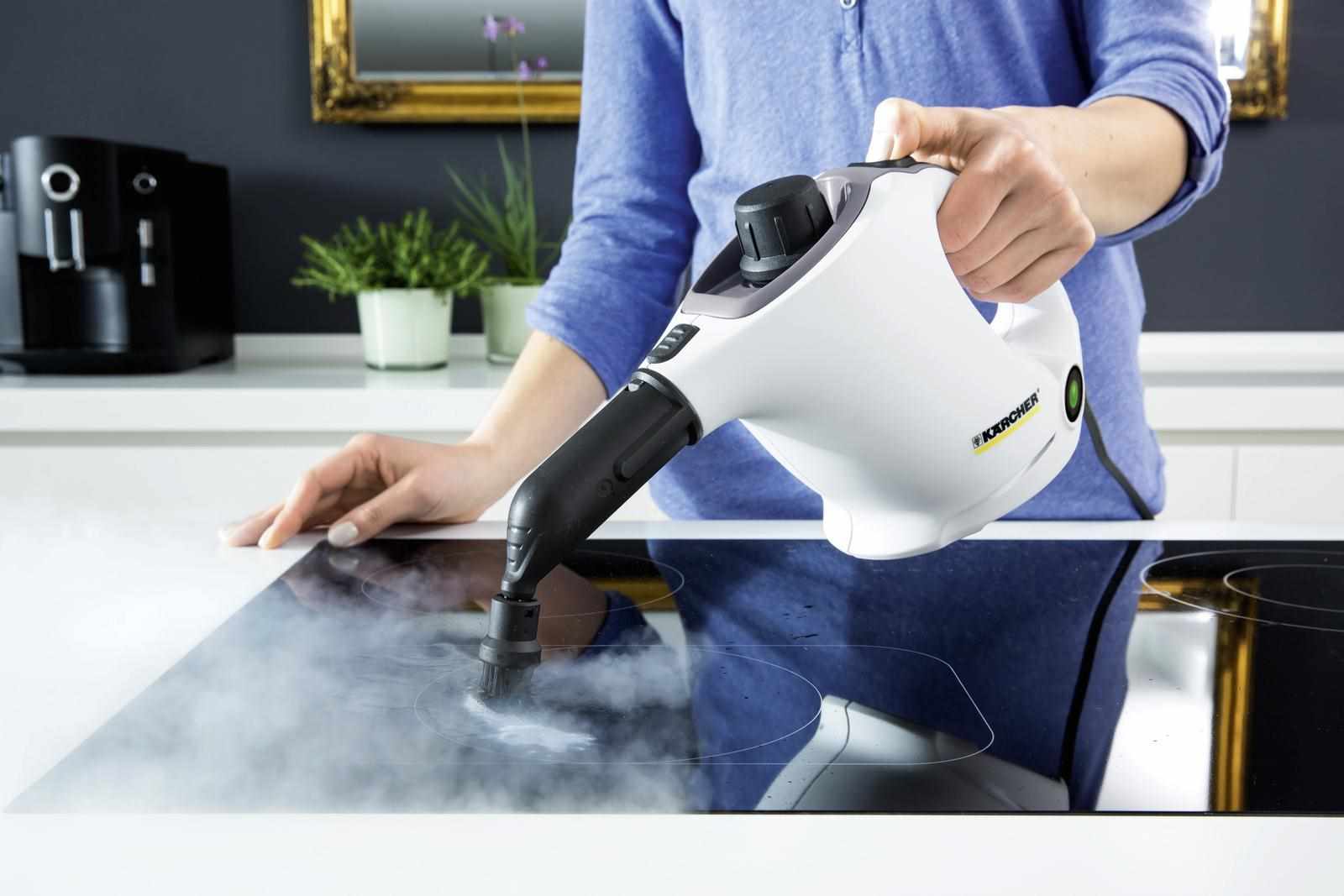 Karcher SC 1 EasyFix parní čistič,  1200 W,  3 bar,  zabijí až 99.999% virů a bakterií2 