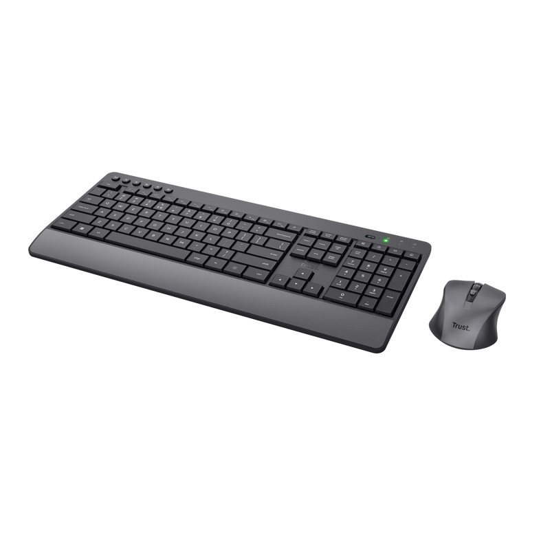 TRUST set klávesnice + myš Trezo Comfort,  bezdrátová,  USB,  US2 