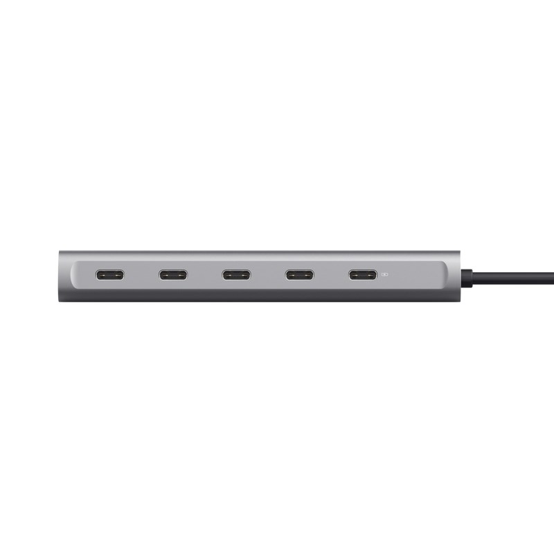 TRUST Rozbočovač Halyx Aluminium 5 Port USB 3.2 Gen1 Hub3 