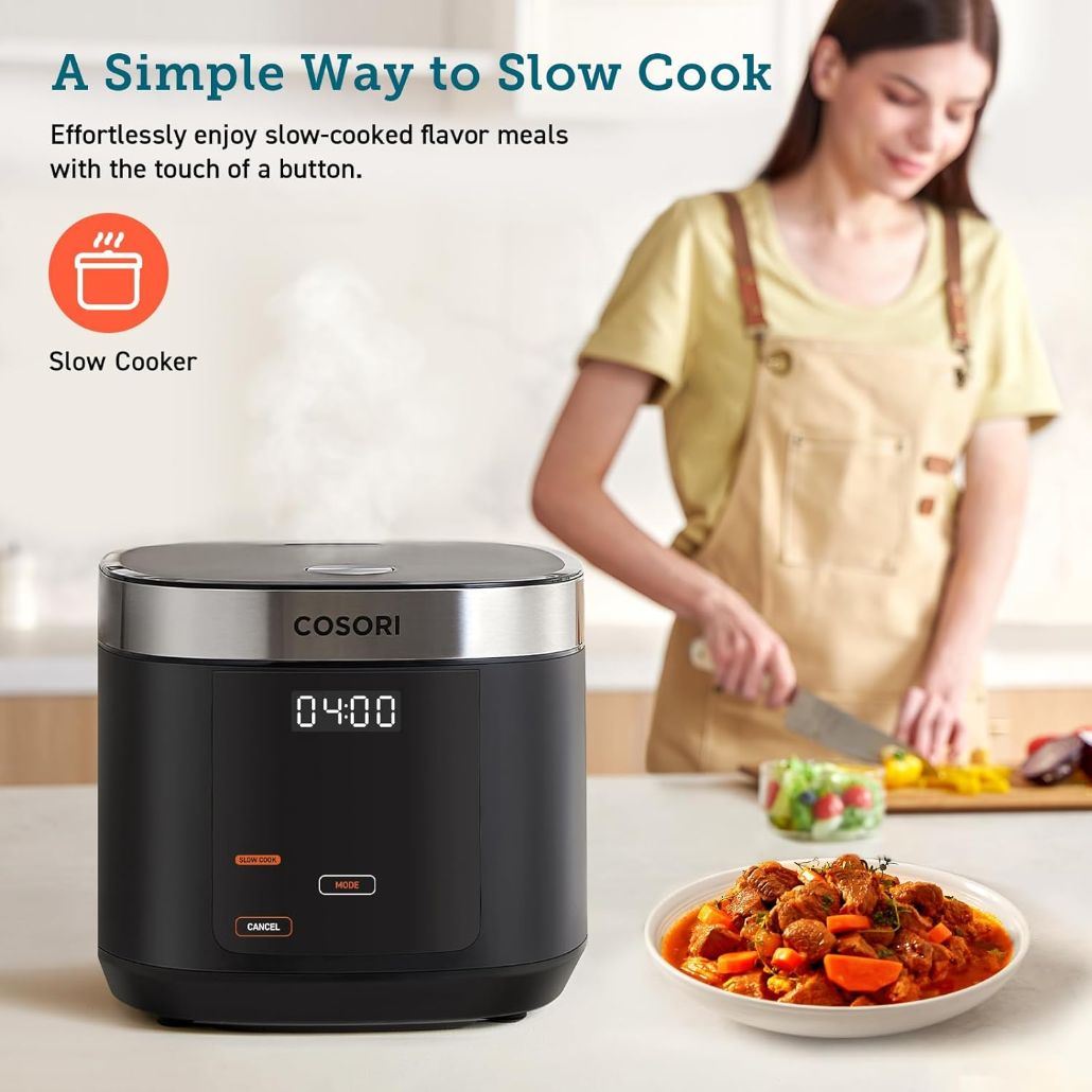 Cosori Multicooker CRC - multifunkční hrnec a rýžovar 5L3 