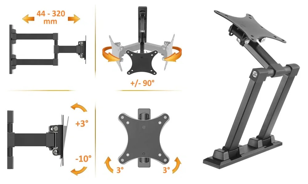 Držák Tv monitoru Fiber Mounts FM234
1 