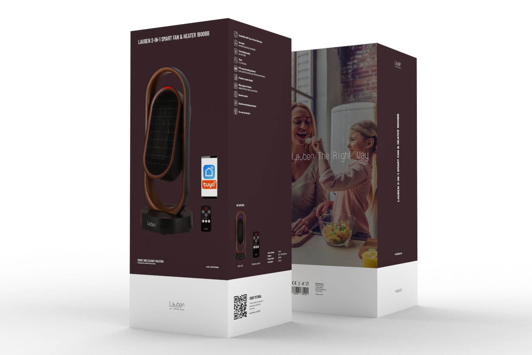 Lauben Smart Fan&Heater 2in1 1800BB9 
