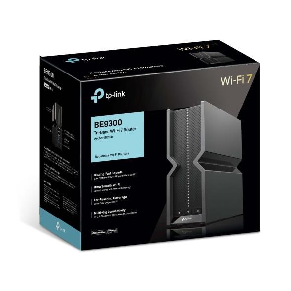 TP-Link Archer BE550 OneMesh/ EasyMesh WiFi7 router(BE9300, 2, 4GHz/ 5GHz/ 6GHz, 1x2, 5GbEWAN, 4x2, 5GbELAN, 1xUSB3.0)5 