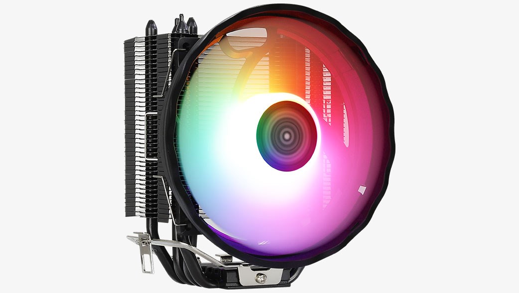 AEROCOOL CPU Chladič Rave 4 FRGB,  120 mm,  LGA1851,  AM50 