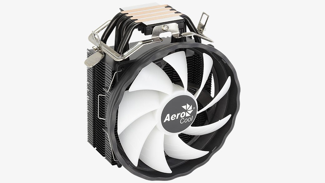 AEROCOOL CPU Chladič Rave 4 FRGB,  120 mm,  LGA1851,  AM55 