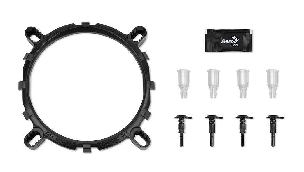 AEROCOOL CPU Chladič Rave 4 FRGB,  120 mm,  LGA1851,  AM56 
