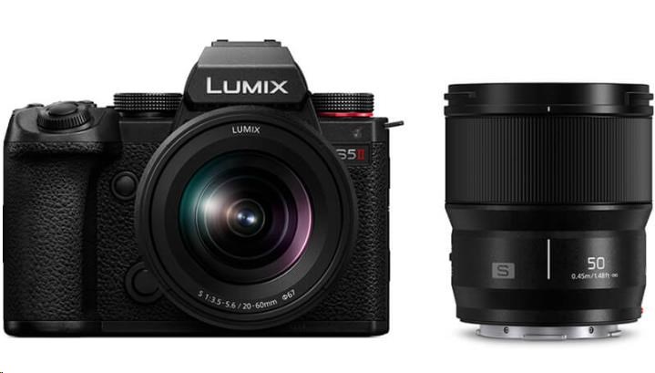 Panasonic Lumix S5 II LUMIX S 20-60 mm F/ 3, 5-5, 6 + Lumix S 50mm/ F1, 80 