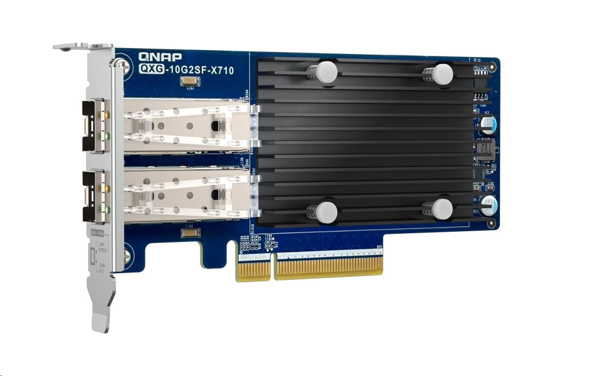 QNAP QXG-10G2SF-X710 rozšiřující karta 2x 10Gb SFP+ pro PC i NAS0 