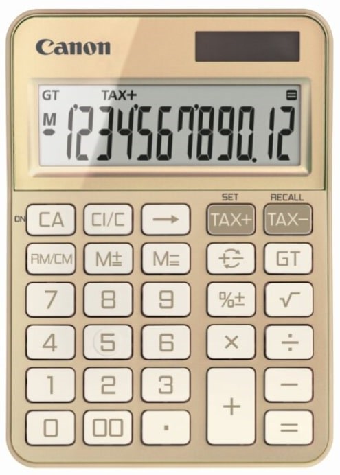 Canon Kalkulacka KS-125KB- GD - Zlatá0 