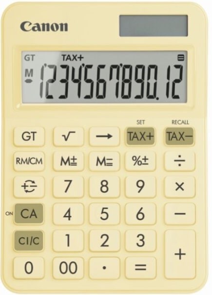 Canon Kalkulacka LS-125KB PYL - Pastelově žlutá0 