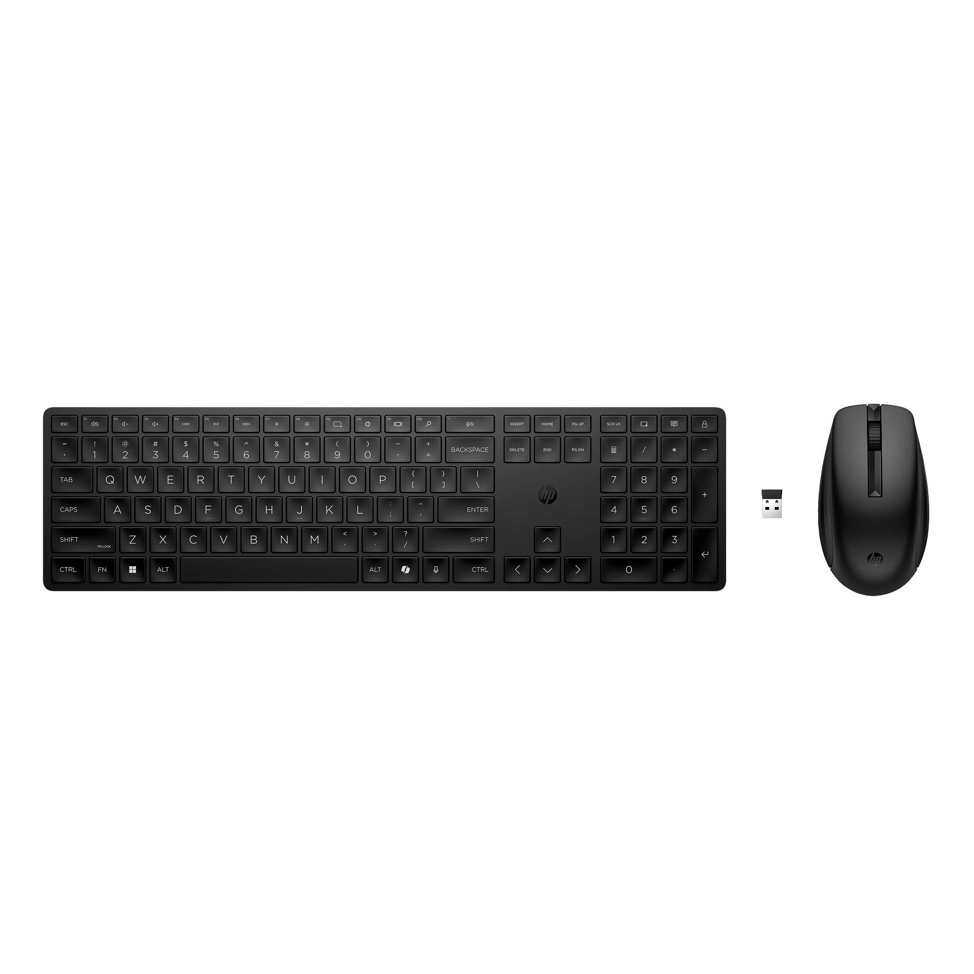 HP 650 Wireless Keyboard & Mouse Black Cz /  Sk combo - bezdrátová klávesnice a myš0 