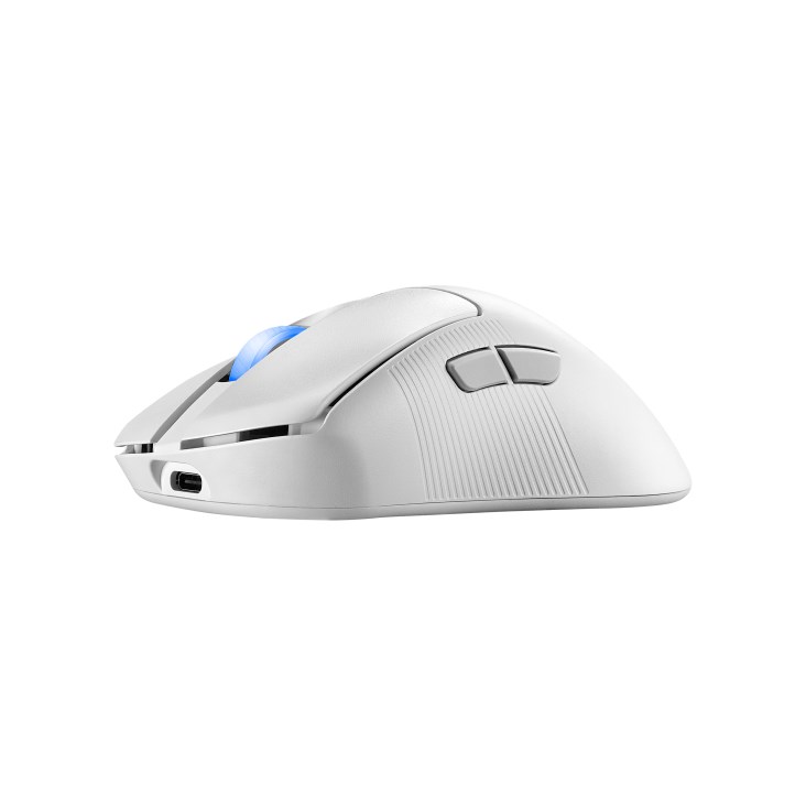 ASUS myš ROG Keris II Ace,  bezdrátová herní myš,  bílá6 