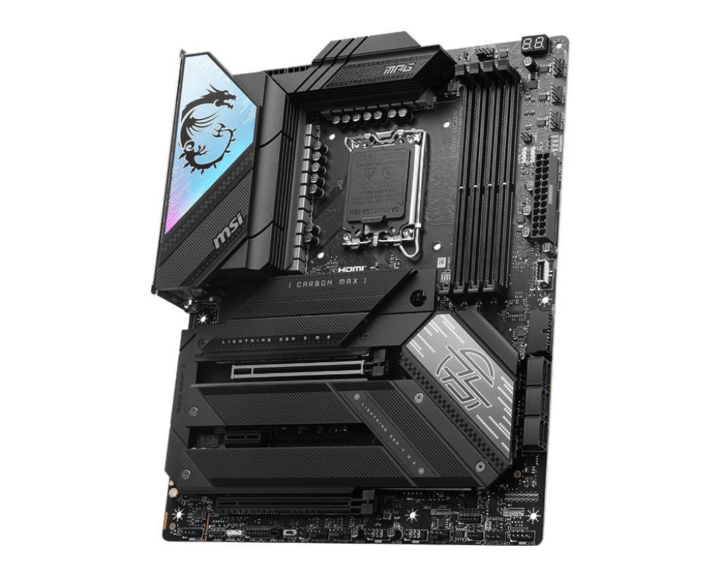 MSI MB Sc LGA1700 MPG Z790 CARBON MAX WIFI II,  Intel Z790,  4xDDR5,  1xHDMI,  WI-FI1 