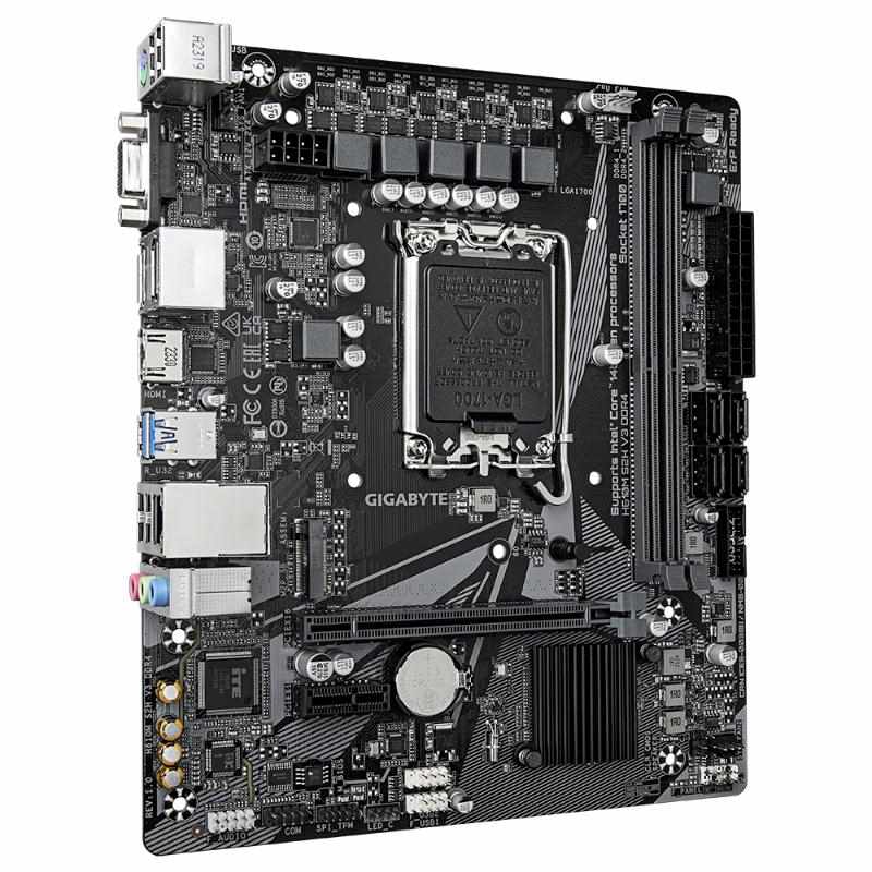 GIGABYTE MB Sc LGA1700 H610M S2H V3 DDR4,  Intel H610,  2xDDR4,  2xDP,  1xHDMI,  1xVGA,  mATX3 
