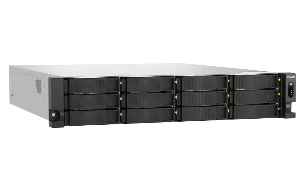 QNAP TS-h1277AXU-RP-R7-32G (8C/ AMDRyzen77000/ 5, 3GHz/ 32GBRAM/ 12xSATA/ 2xM.2/ 2x2, 5GbE/ 2x10GbE/ 2xUSB3.2/ 3xPCIe/ RP)0 